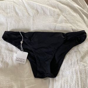 Black clovelly bottom Monday Swimwear- Medium
